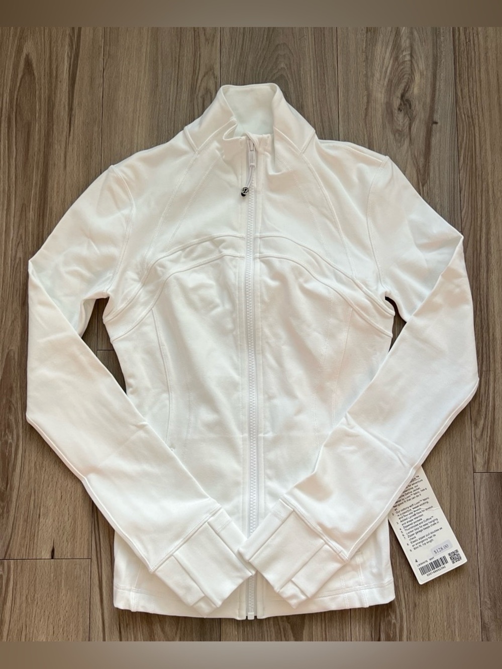 lululemon athletica White Full-Zip Athletic Jacket